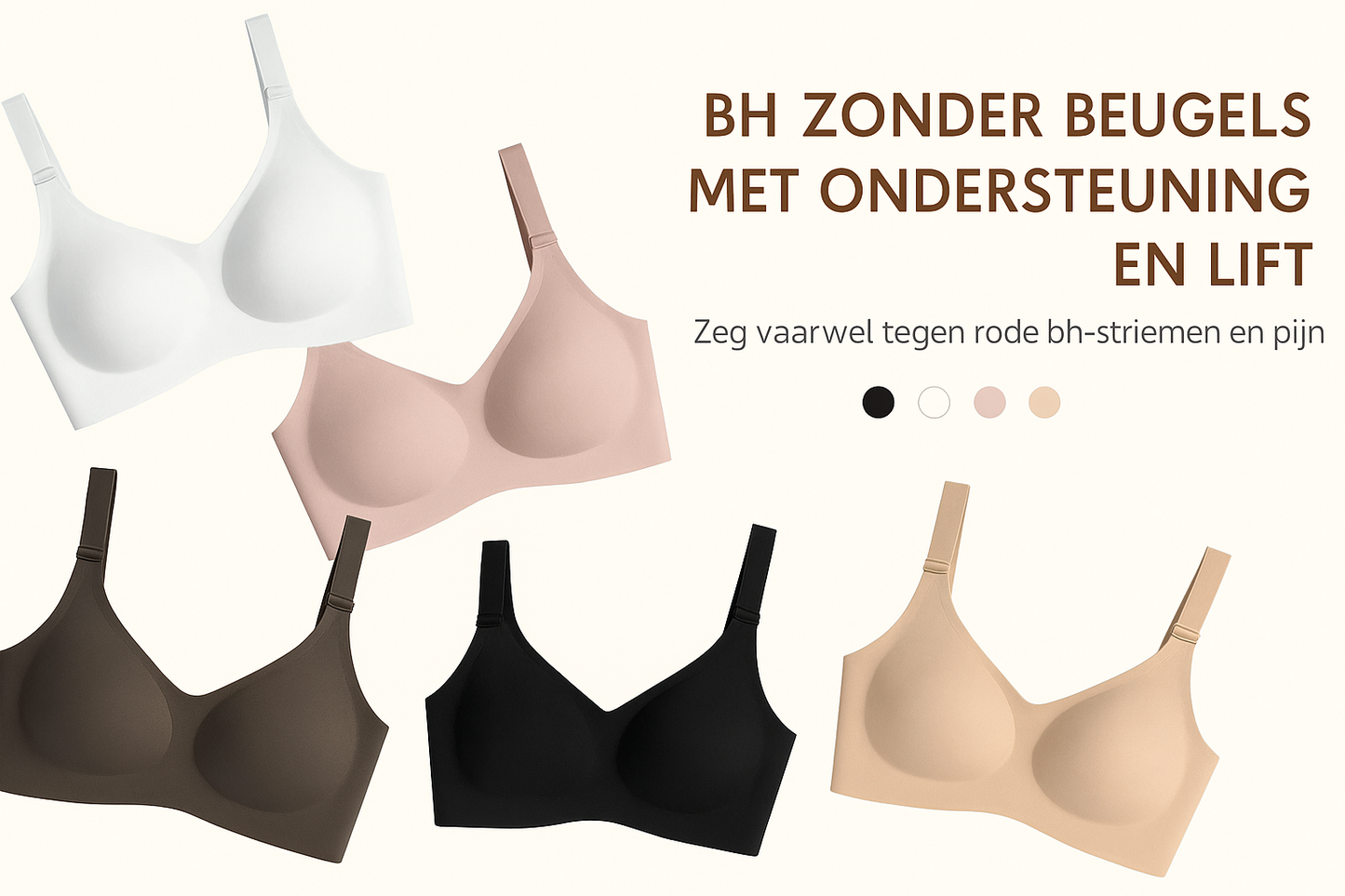 Liftelle™ I BH zonder beugel, met support
